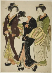Deux artistes et une servante
