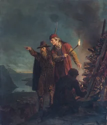 Allumage du cairn