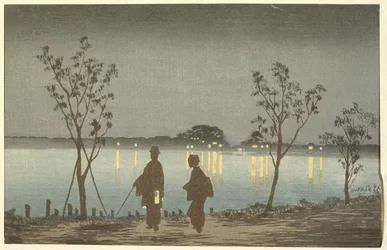 Nuit sur la rivière Sumida