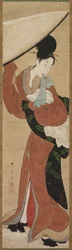 Dame avec un Parasol