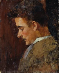 Portrait de jeunesse de Rudolf Steindl, beau-frère de l