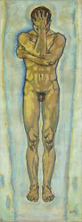 Nu masculin jaune et bleu, vers 1913