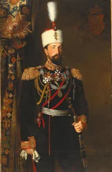 Portrait du prince Alexandre Ier de Bulgarie 1857-1893, 1881