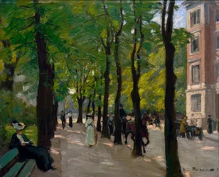 Rue de la Reine-Augusta à la place Calandrelli à Berlin