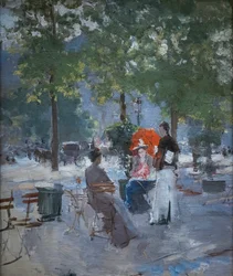Un café parisien