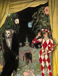 Arlequin et la mort, 1918