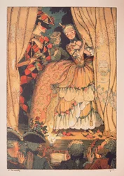 Illustration pour "Le Livre de la Marquise" de Franz Blei