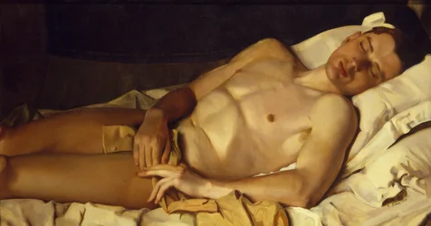 Jeune garçon nu Boris Snezhkovsky, 1937
