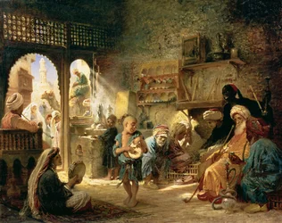 Café au Caire, années 1870