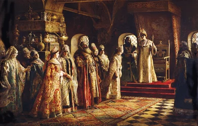 Le Tsar Alexis Mikhaïlovitch choisissant une épouse, 1886