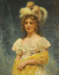 Châle jaune Makovsky