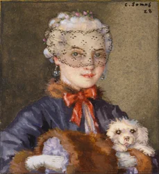 Dame avec un chien, 1928