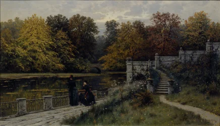 Le Parc Lazienki, 1886