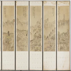 Scènes de paysage, dynastie Choson