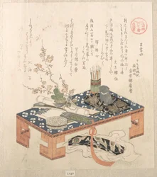 « Bureau avec nécessaire d