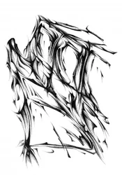 Formes sombres et fluides
