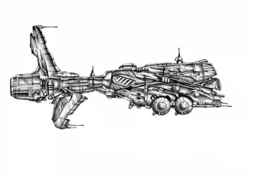 Conception de vaisseaux spatiaux futuristes