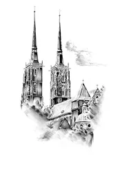 Les flèches des grandes cathédrales gothiques