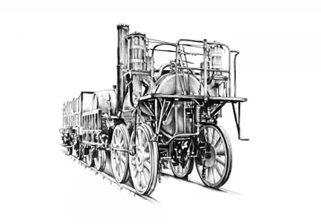Locomotive à vapeur historique