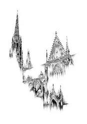 Une architecture gothique richement décorée