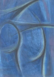 Formes bleues sensuelles