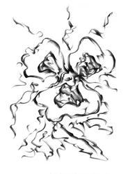 Formes éthérées tourbillonnantes