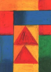 Formes primaires aux couleurs vives