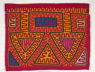 Panneau de chemise (mola), vers 1950