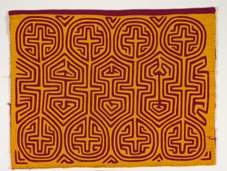 Panneau de chemise (mola), vers 1950