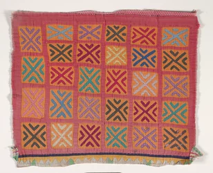 Panneau de chemise (mola) (coton appliqué)