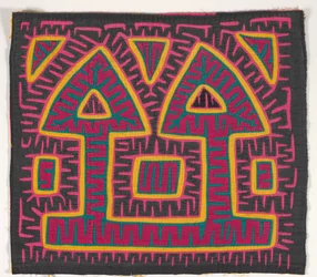 Panneau de chemise (mola) (coton appliqué)