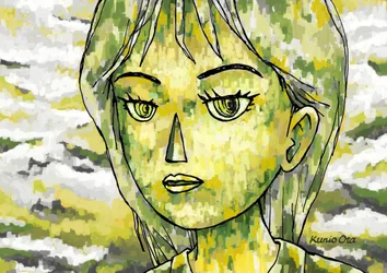Une femme au soleil type 2, 2023