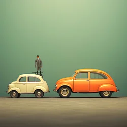 une grande et une petite voiture 2