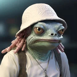Vieille créature de grenouille laide 2