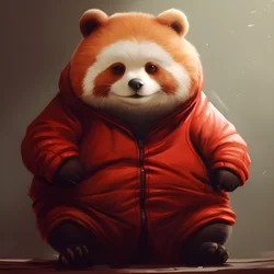 panda roux enfant humain obèse 3