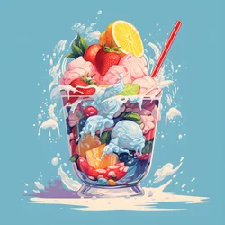 Glace pilée