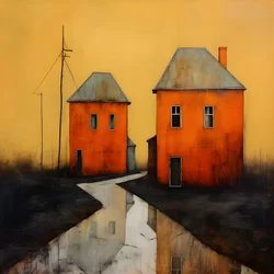 deux maisons orange 4