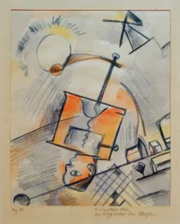 Sans titre (La tête sous le moulin)
