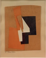 Sans titre (gris, bleu, rouge, blanc)