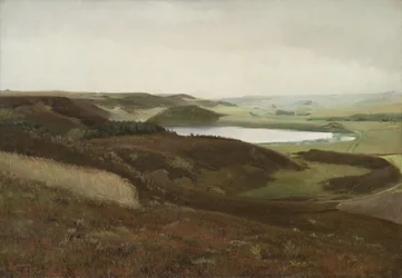 Un paysage près de Bryrup, Jutland