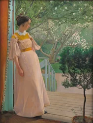 Aux fenêtres françaises. La femme de l