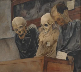 Trois Crânes du Convento dei Cappucini à Palerme