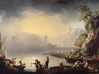 Scène de port
