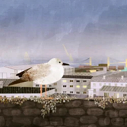 Avant la tempête, 2025 (numérique, technique mixte)