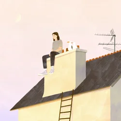 Observateurs du coucher de soleil, 2021 (numérique)