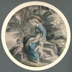 Lady Herbert et ses enfants, 1903
