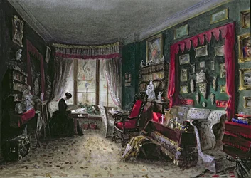 Notre salon à Londres, 1849