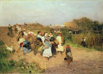 Moissonneurs rentrant chez eux, 1881