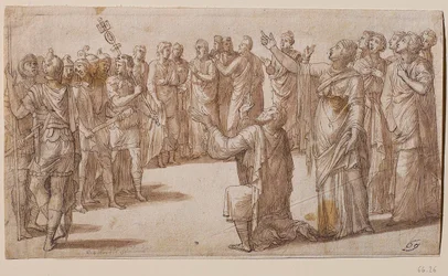 Auguste et la Sibylle Tiburtine, vers 1547