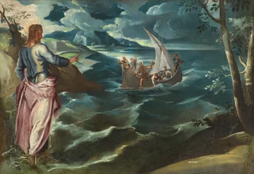 Christ à la mer de Galilée, vers les années 1570